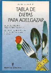 Tabla de Dietas para Adelgazar