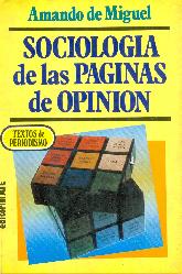 Sociologia de las paginas de opinion