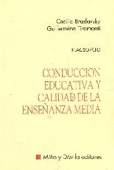 Conduccion educativa y calidad de la enseanza media