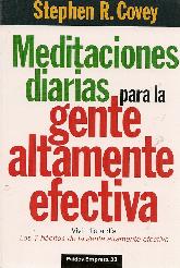 Mediataciones diarias para la gente altamente efectiva