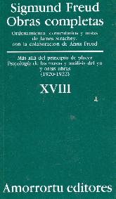 Sigmund Freud Obras completas Vol XVIII Traduccin Jos Echeverra