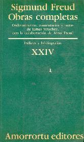 Sigmund Freud Obras completas  Vol XXIV Traduccin Jos Echeverra