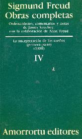 Sigmund Freud Obras completas Vol IV  Traducción José Echeverría