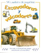 Mi cuaderno de pegatinas excavadoras y Volcadoras