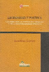 Legitimidad y politica, contribucion al estudio del derecho y de la responsabilidad politica