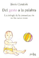 Del gesto a la palabra