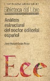 Analisis estructural del sector editorial espaol