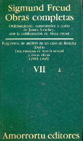Sigmund Freud Obras completas Vol VII Traduccin Jos Echeverra