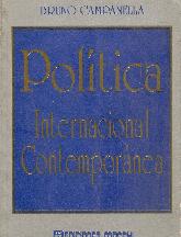 Política internacional contemporánea
