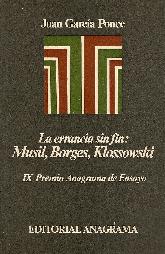 La errancia sin fin : Musil, Borges, Klossowski