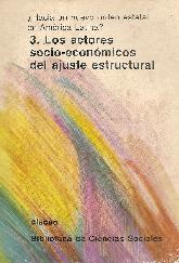 Los Actores socio-econmicos del ajuste estructural