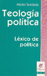 Teologa Poltica Lxico de Poltica