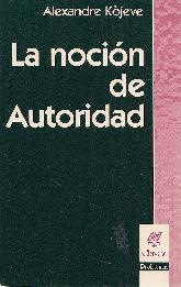 La Nocion de la Autoridad