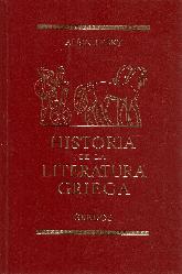 Historia de la literatura griega