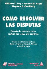 Como resolver las disputas