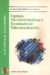Equipos microinformaticos y terminales de telecomunicacion