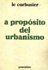 A proposito del urbanismo