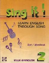 Sing it learn englishi through song text workbook