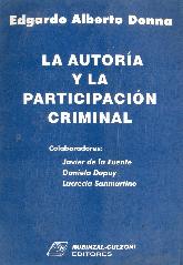 Autoria y participacion