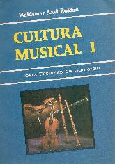 Cultura musical I : para escuelas de comercio