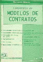 Compendio de modelos de contratos