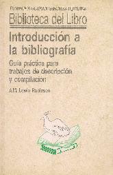 Introduccion a la bibliografia