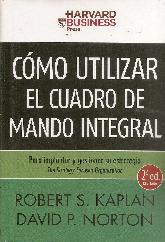 Cmo Utilizar el Cuadro de Mando Integral