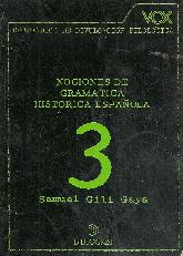 Nociones de gramatica historica espaola.  Vox