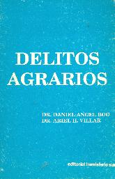 Delitos agrarios