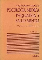 Autoevaluacion y examen en psicologia, psiquiatria y salud mental, 1129 preguntas y respuestas tipo