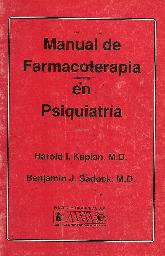 Manual de farmacoterapia en psiquiatria