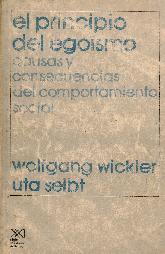 El principio del egoismo causas y consecuencias del comportamiento social