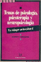 Temas de psicologia, psicoterapia y neuropsicologia