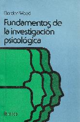 Fundamentos de investigacion psicologica