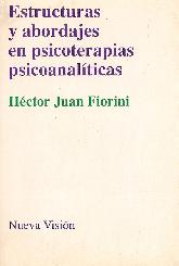 Estructuras y abordajes en psicoterapias psicoanaliticas