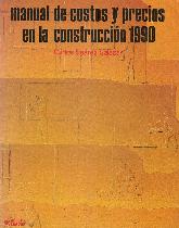 Manual de costos y precios en la construccion 1990