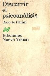 Discurrir el psicoanalisis