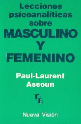 Lecciones Psicoanaliticas sobre Masculino y Femenino