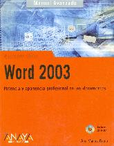 Word 2003 Manual Avanzado CD