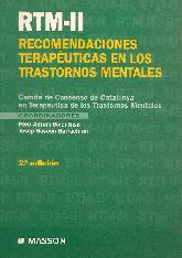 RTM-II : recomendaciones terapeuticas en los trastornos mentales