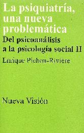 La Psiquiatria : una nueva problematica