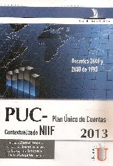 PUC- Plan nico de Cuentas contextualizado NIIF 2013
