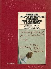 Manual de calculo diferencial e integral para la economia y la empresa