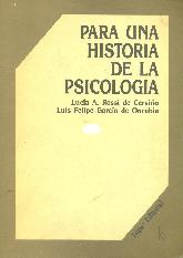 Para una historia de la psicologia