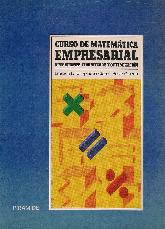 Curso de matematica empresarial, operaciones financieras y optimizacion