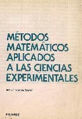 Metodos matematicos aplicados a las ciencias experimentales