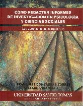 Cmo redactar informes de investigacin en psicologa y ciencias sociales