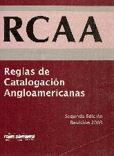 RCAA Reglas de Catalogacion Angloamericanas