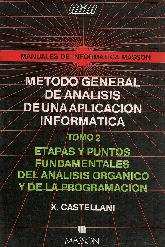 Metodo general de analisis de una aplicacion informatica (Tomo 2)