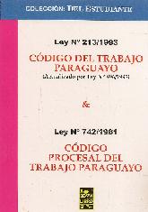 Cdigo del Trabajo Paraguayo  Cdigo Procesal del Trabajo Paraguayo